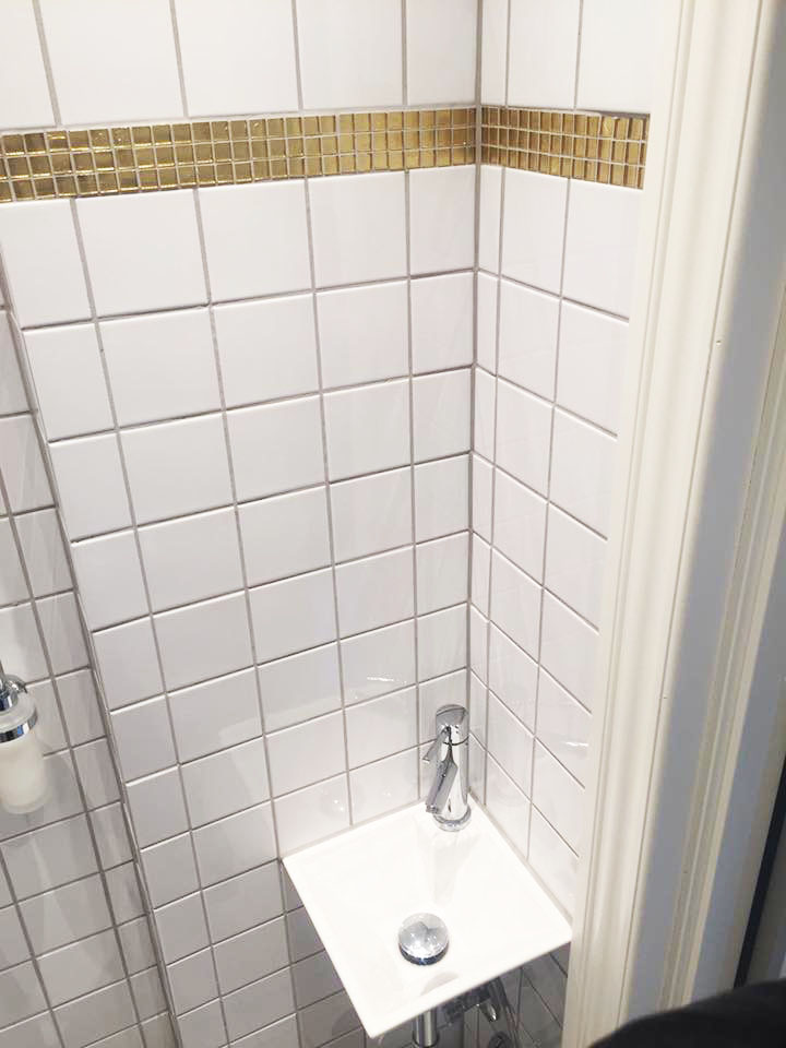 Ombygning af badeværelse på Frederiksberg